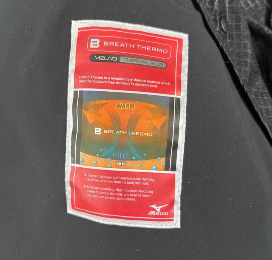 ●良品　ミズノ　ゴルフ　テックライニング　ブルゾン　ジャケット　ブレスサーモ
