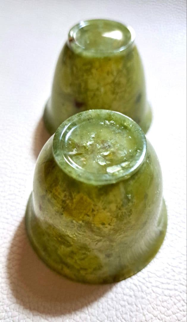 中国　南碧玉茶杯　 2個セット