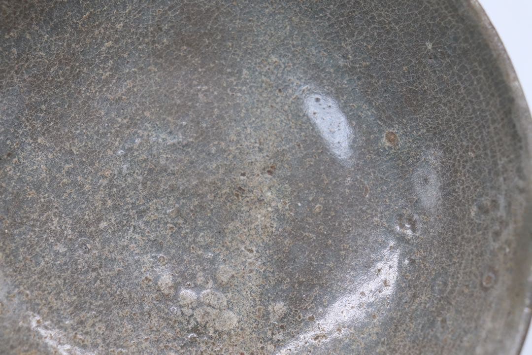 李朝　粉青釉茶碗　アンティーク　送料込み0528