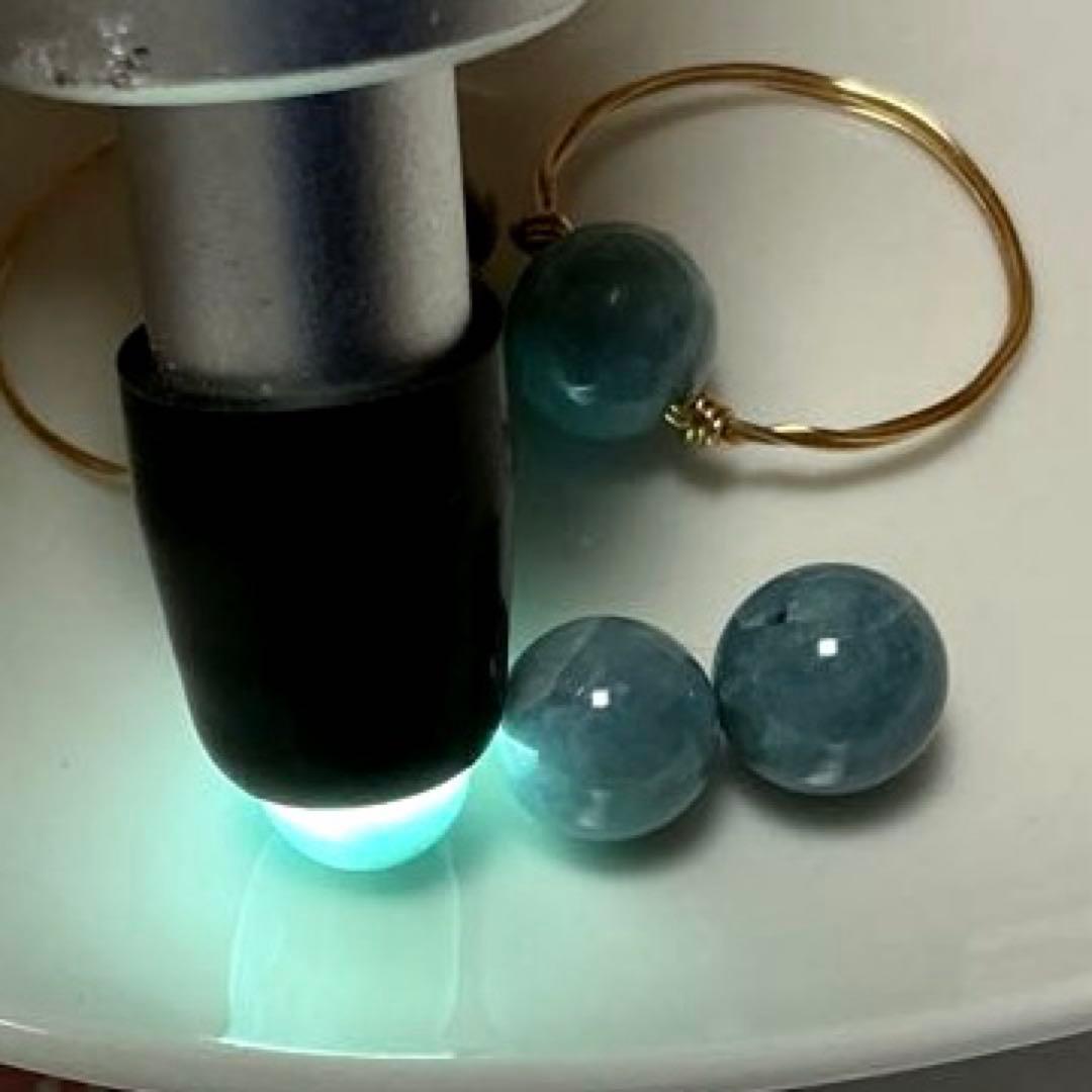 【専用】コン沢翡翠の珠　3珠　その2