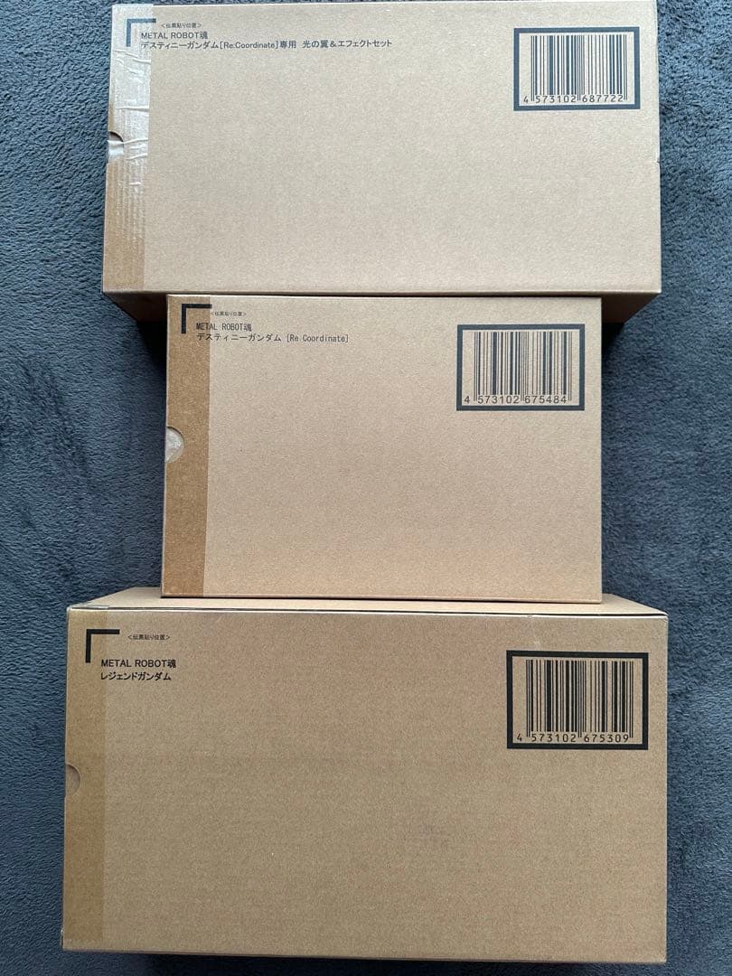 L ROBOT魂 デスティニーガンダム & 光の翼 レジェンドガンダム