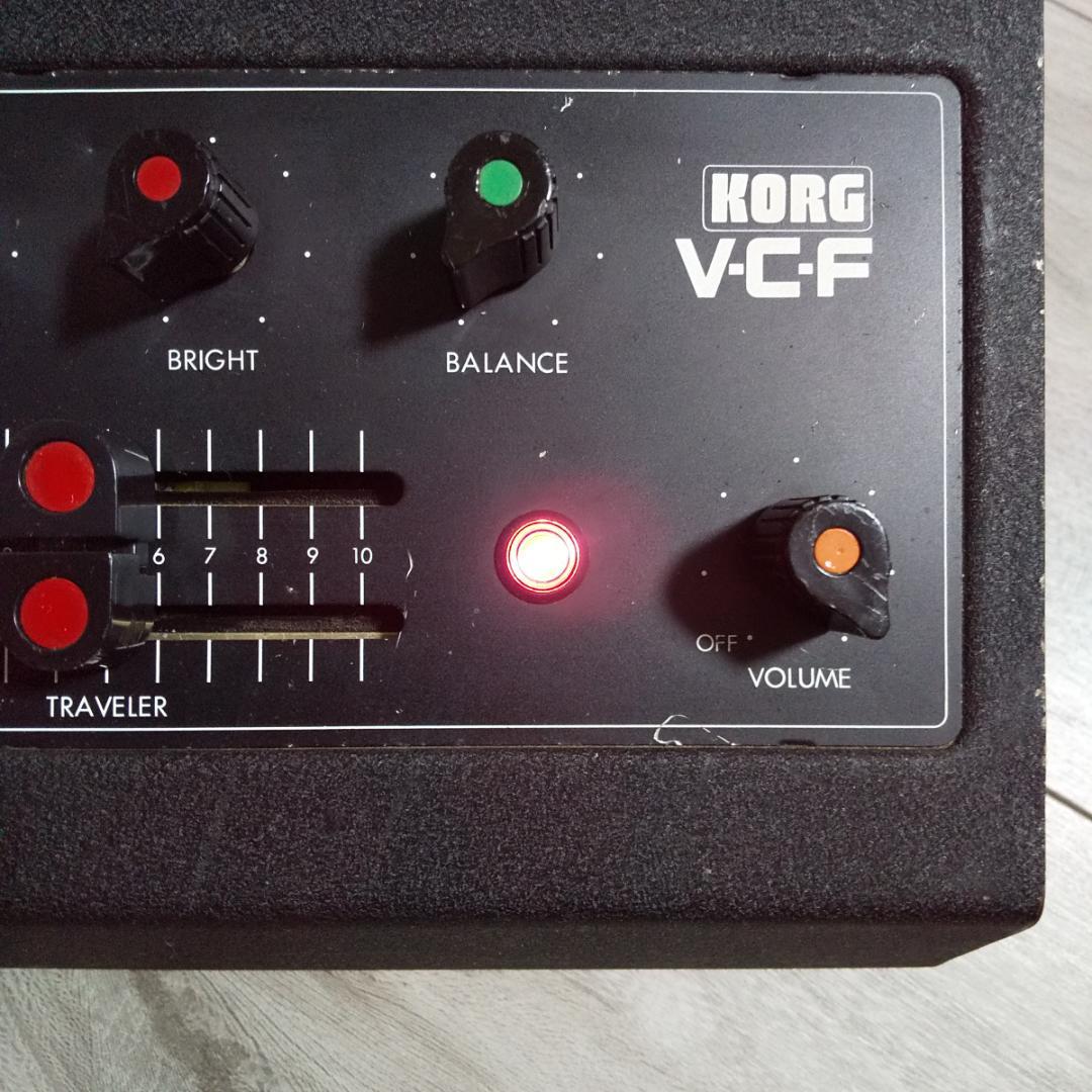 【70年代ビンテージ】KORG V.C.F FK-1フィルター(フットペダル付)