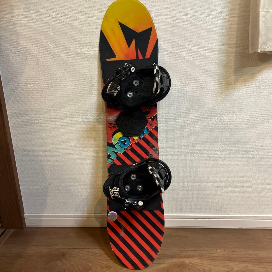 BURTONキッズスノーボード90センチサイズ ビンディング付き