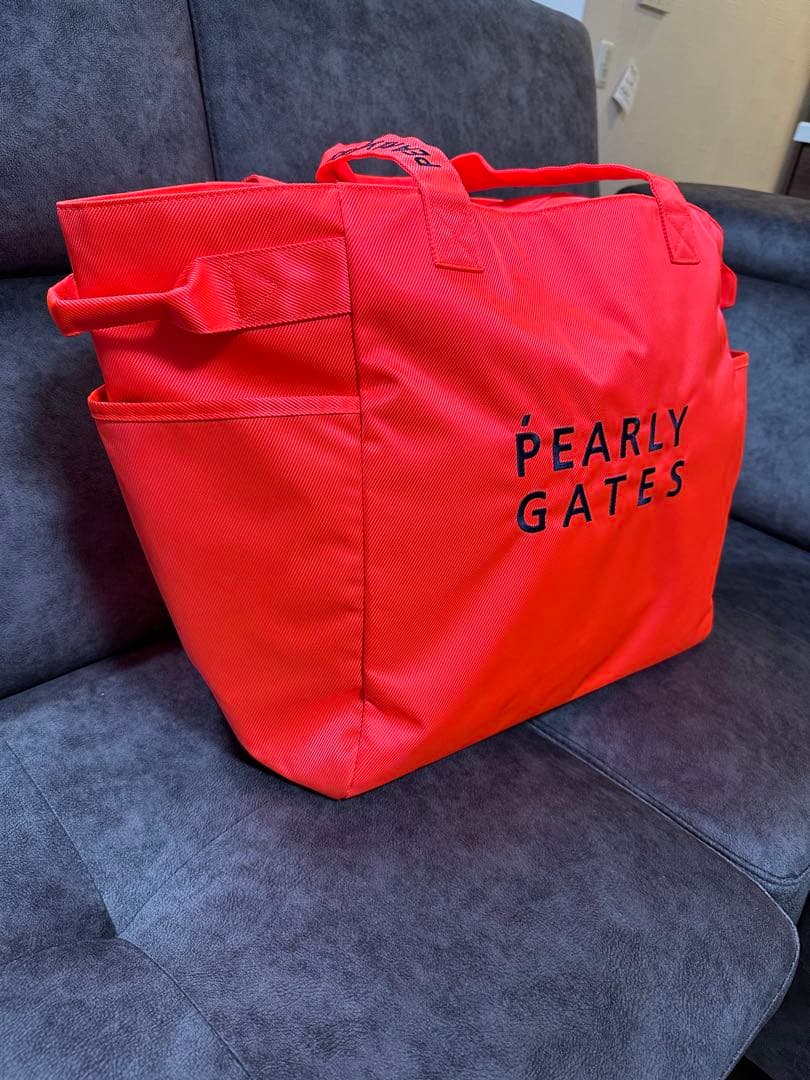 PEARLY GATES オレンジ トートバッグ