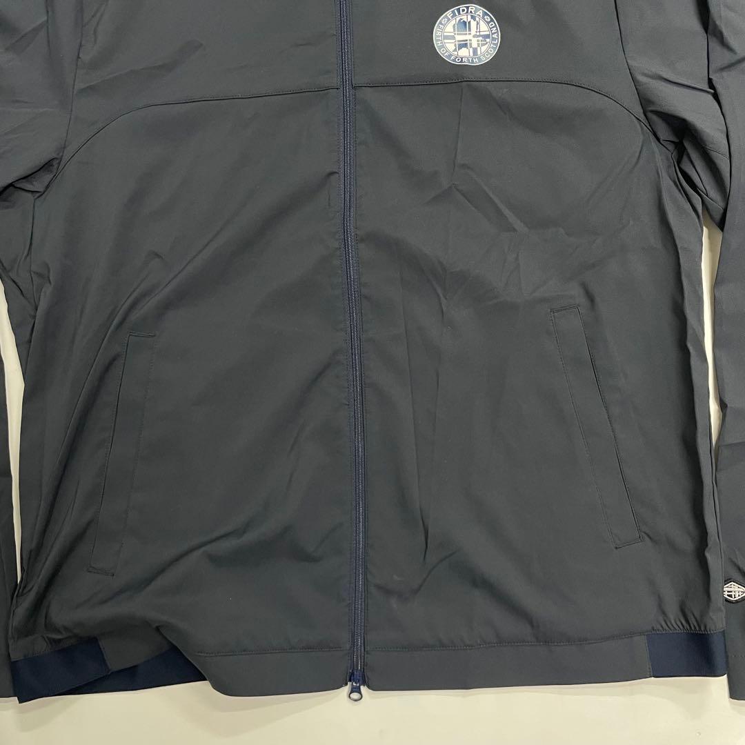 FIDRA ゴルフウェア ストレッチ ブロッキングジャケット XL 紺①
