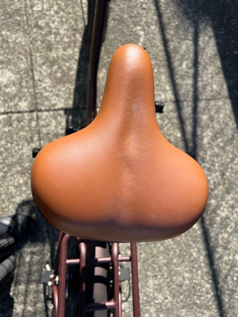 air bike 20インチ　電動アシスト自転車 ブラウン 前面バスケット