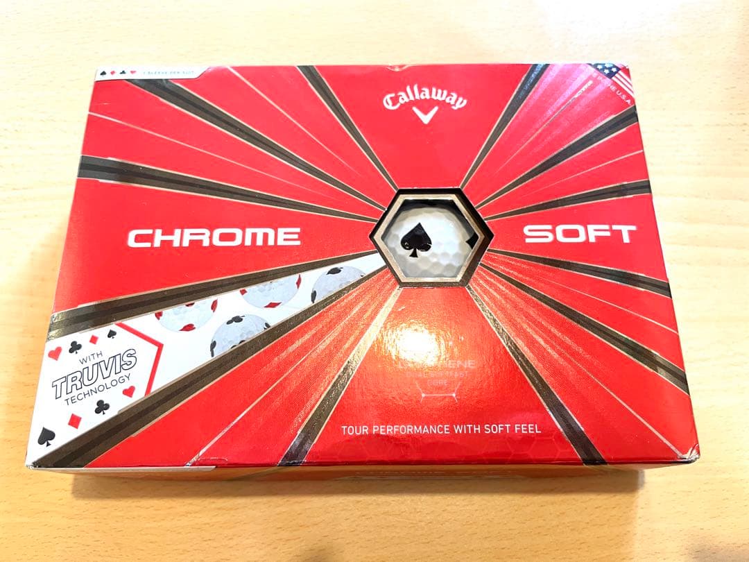 キャロウェイTRUVISクロムソフト ゴルフボール トランプ柄★希少★新品未使用