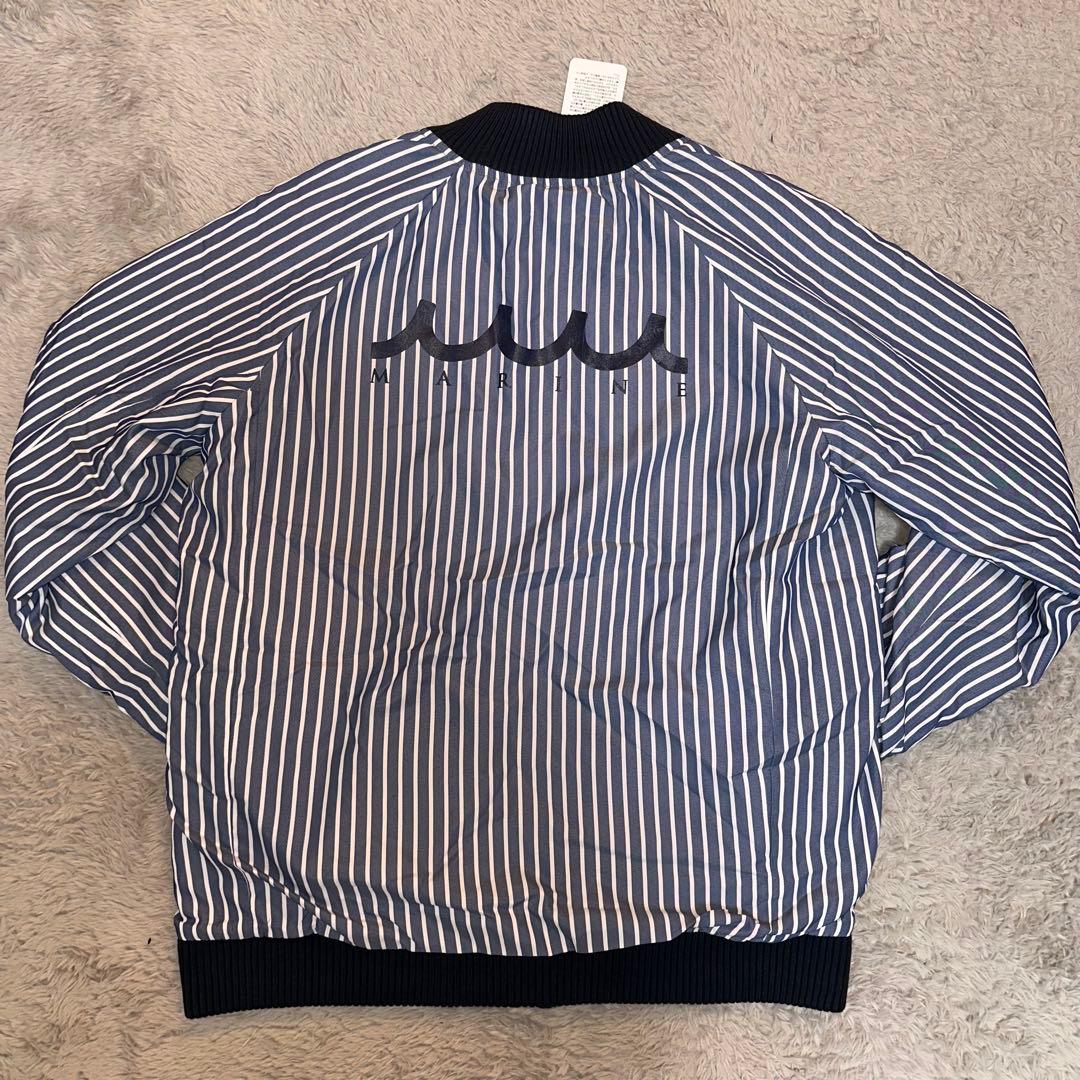 muta★リバーシブルファーMA-1ブルゾン★ネイビー★2way