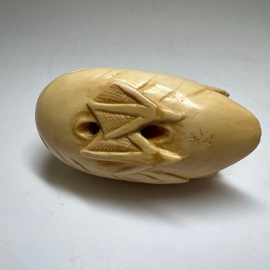 光正在銘　おしどり根付　39g 東Y8-0205☆1Fトヒト