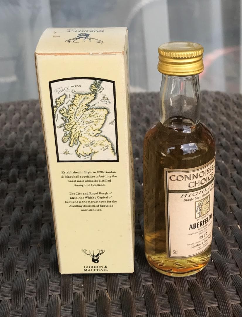 シングルモルト　ゴードン＆マクファイル社　ミニチュアボトル　50ml　2本組