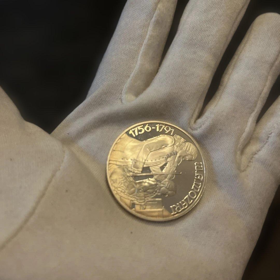 オーストリア 100シリング銀貨 1991年ザルツブルク記念 純銀