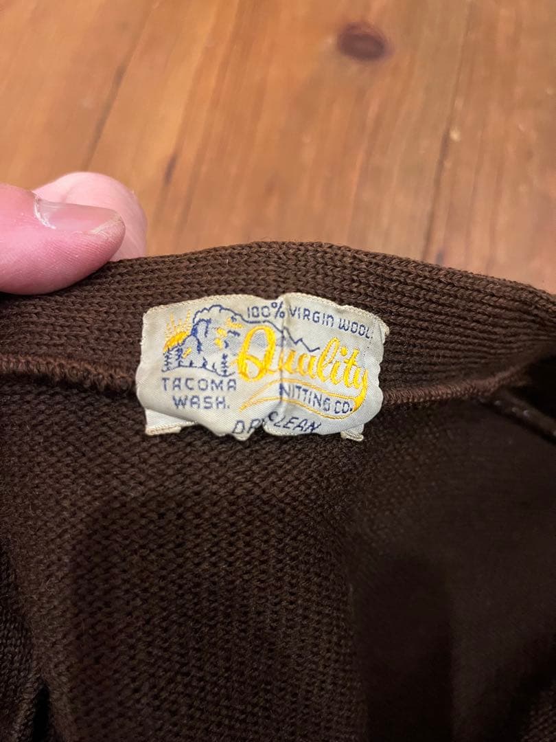 ヴィンテージ60.70sレタードカーディガン