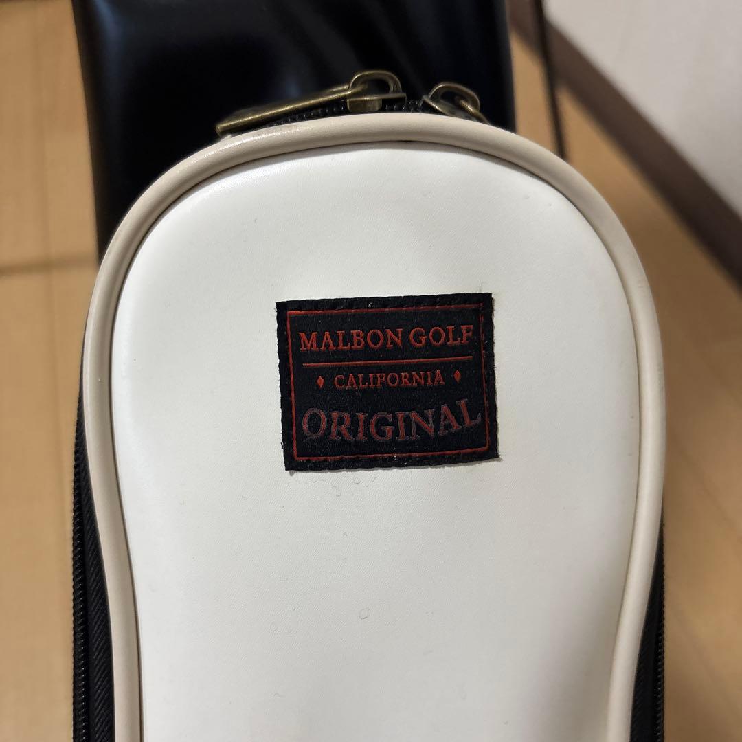 Malbon Golf スタンドバッグ ブラック/ホワイト