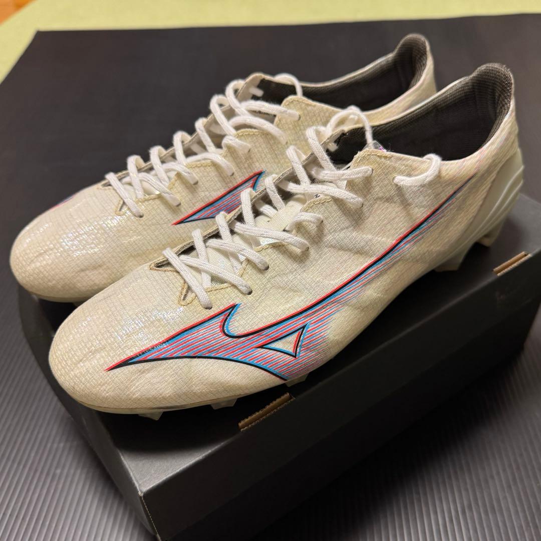 【 美品 】 ミズノ サッカースパイク アルファ JAPAN 27.0cm