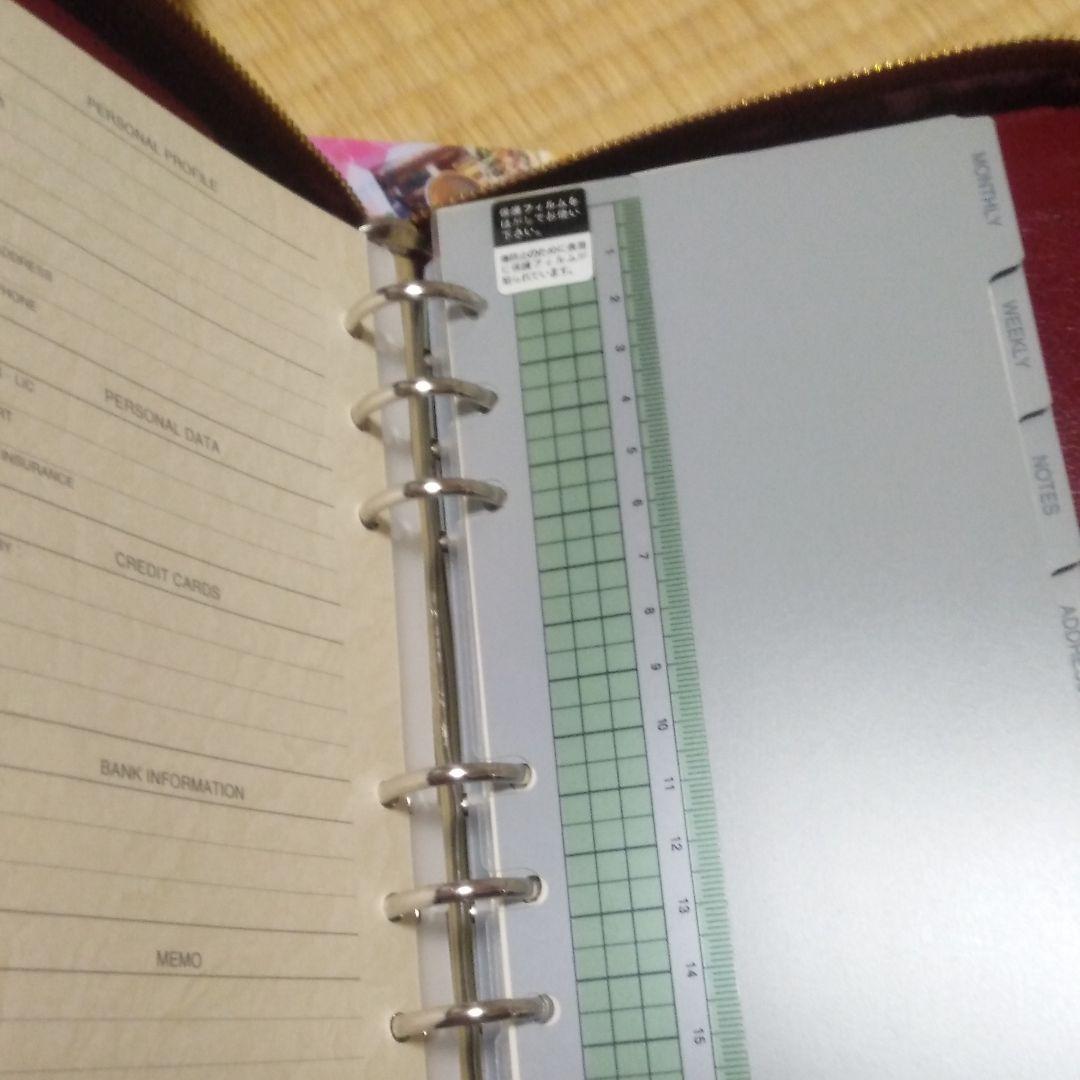 再値下げしました！システムバインダー　ダヴィンチ　中身つき