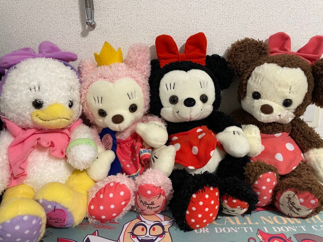 ミニークチュール ミニー M ぬいぐるみ