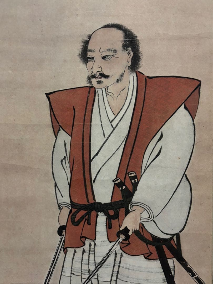 宮本武蔵　自画像　掛軸