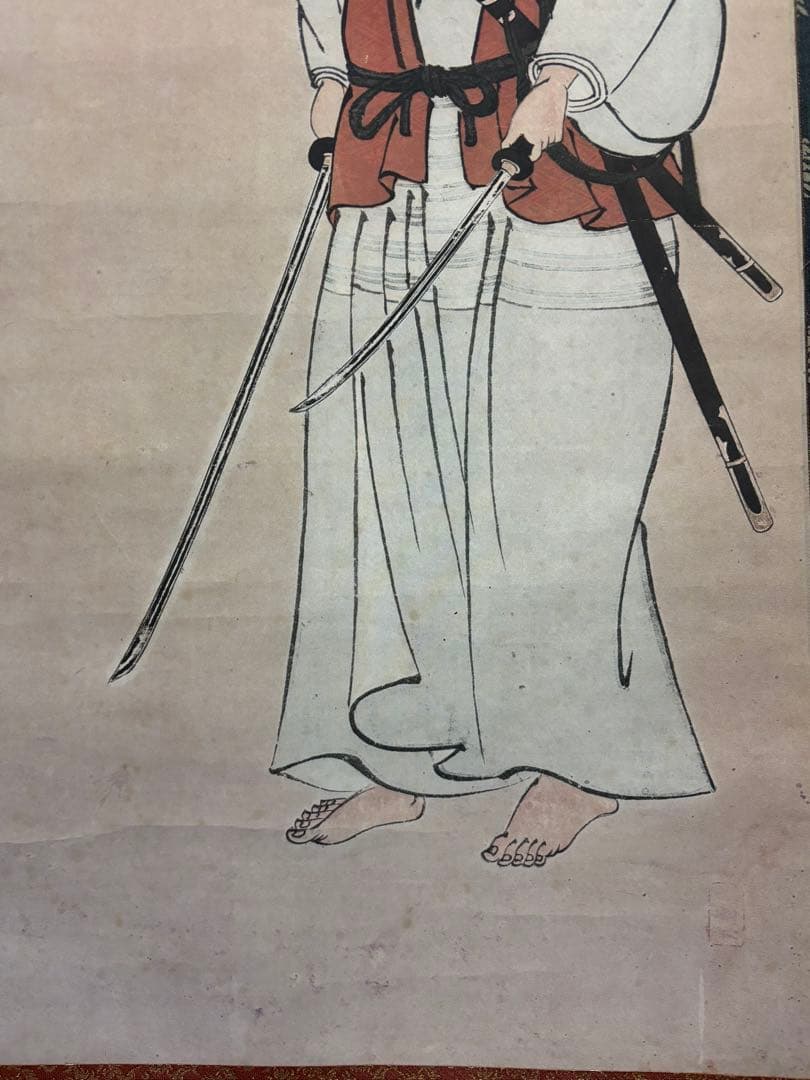 宮本武蔵　自画像　掛軸