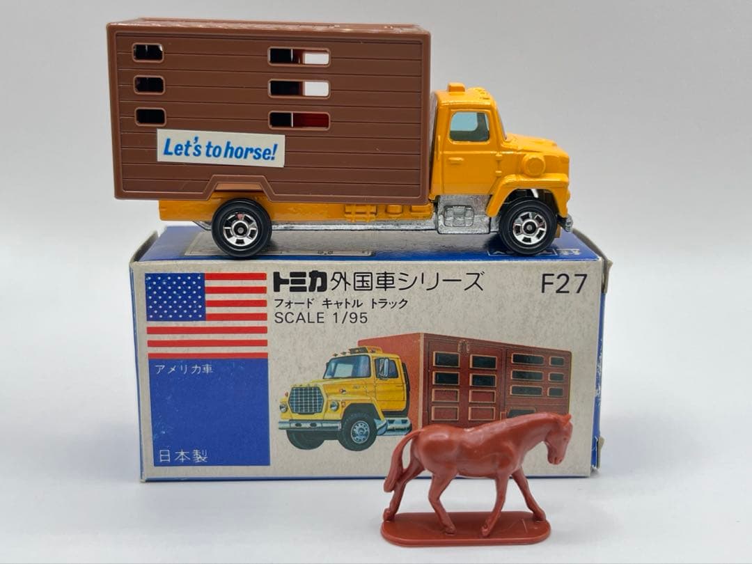 トミカ 日本製 青箱 F27 フォード キャトルトラック