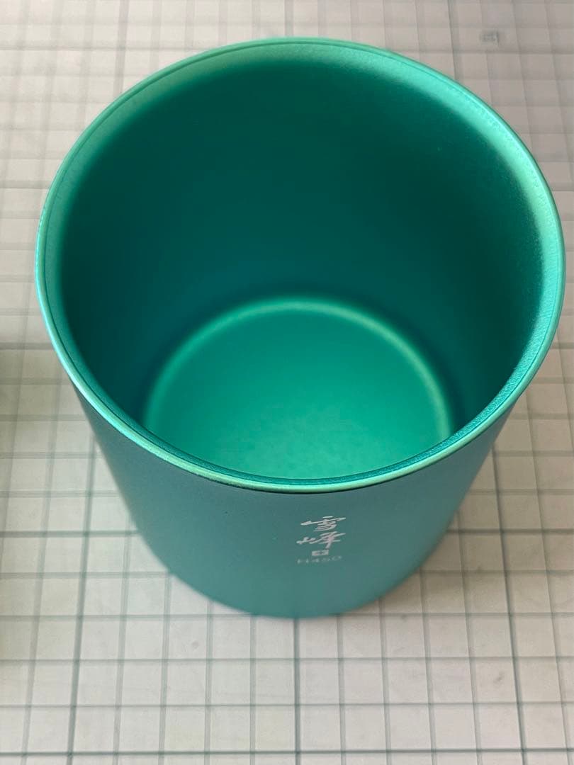 スノーピーク雪峰チタンマグカップ＆スプーン（限定カラー）