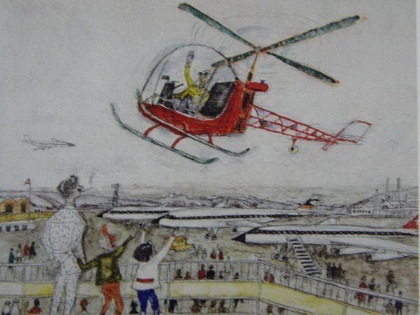 アロイス・カリジェ、【マウルスとマドライナ】、希少画集画より、状態良好