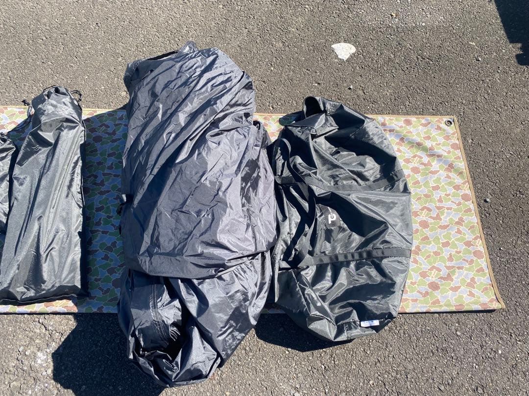 テンビシェルター本体&ルーフ　ブラック