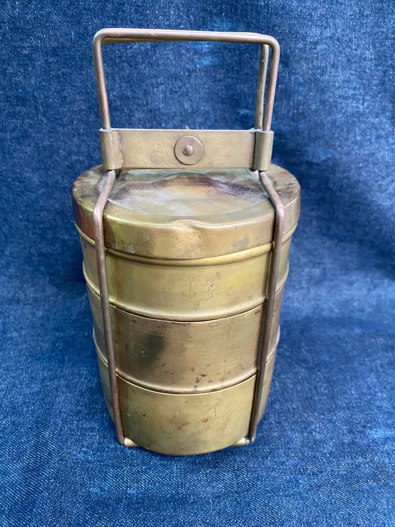 真鍮　ランチ　ボックス　野点