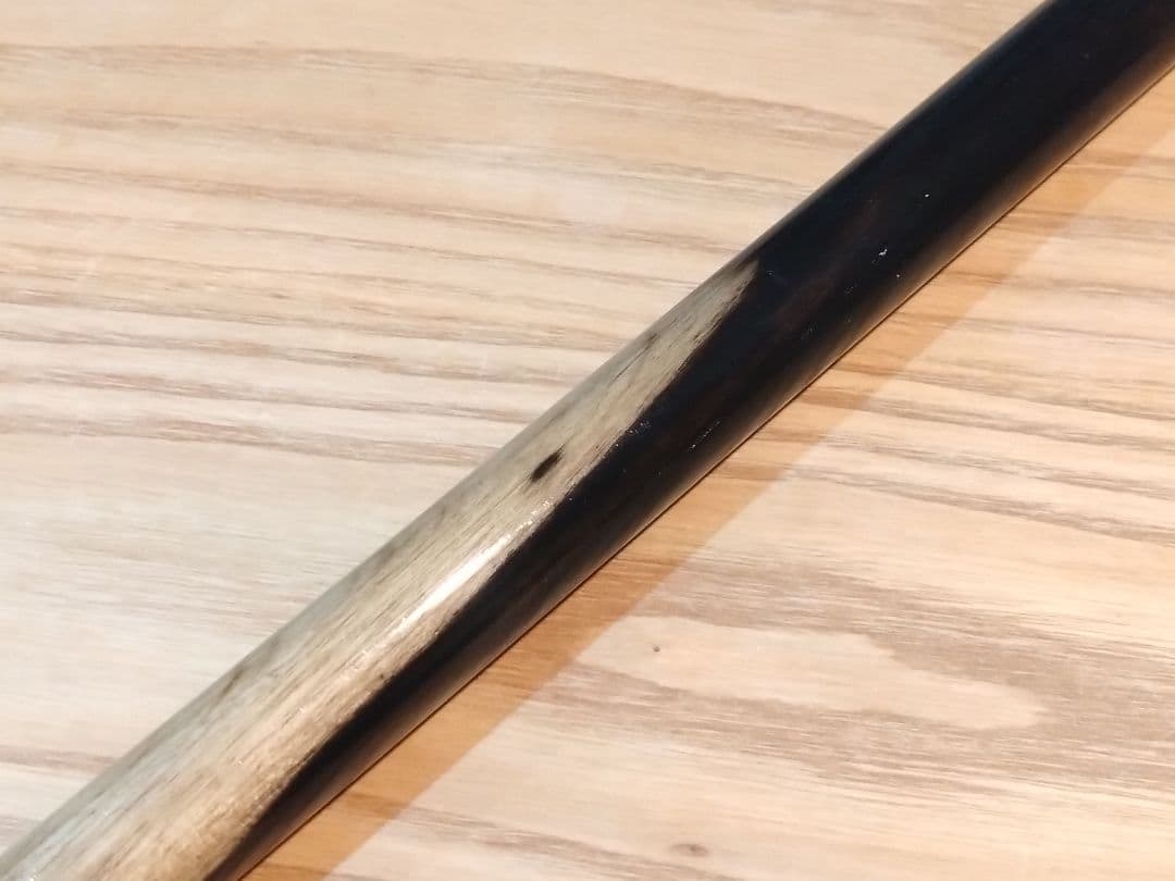 【ハンドメイド品】黒柿　笛　横笛　和楽器　6本調子　ドレミ調　一点物　未使用品②