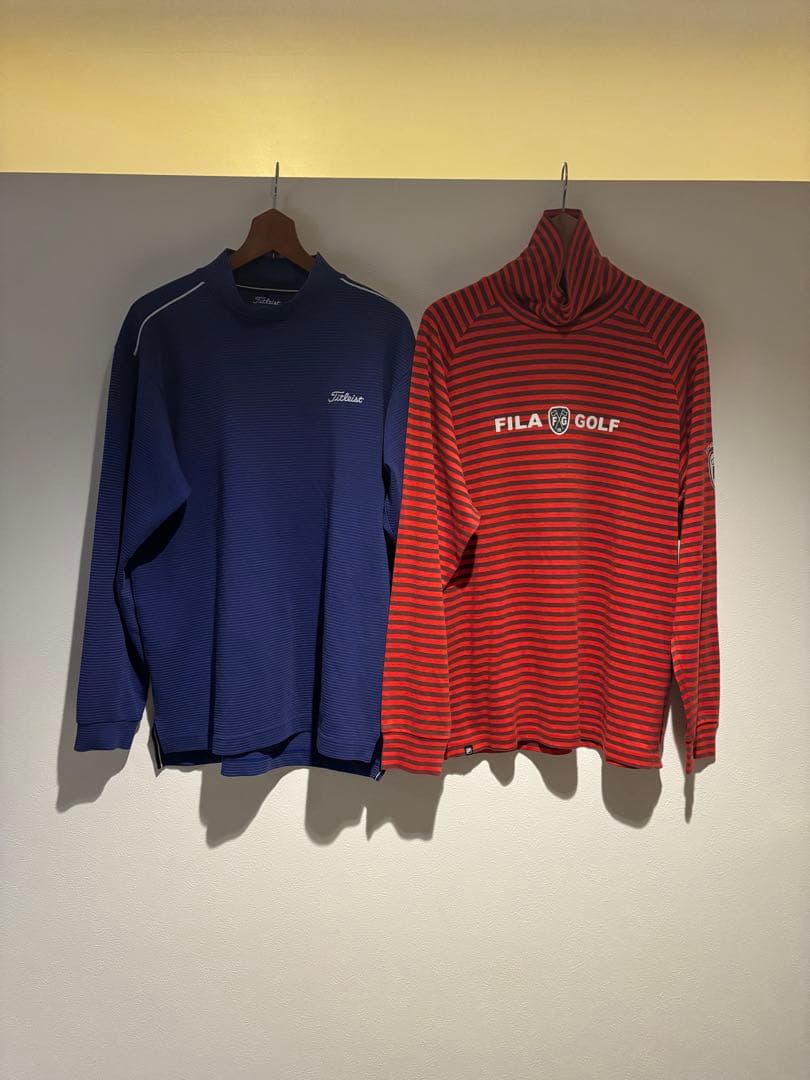 まとめ売り　メンズ　オシャレ　ゴルフウェア　LL タイトリスト　フィラゴルフ