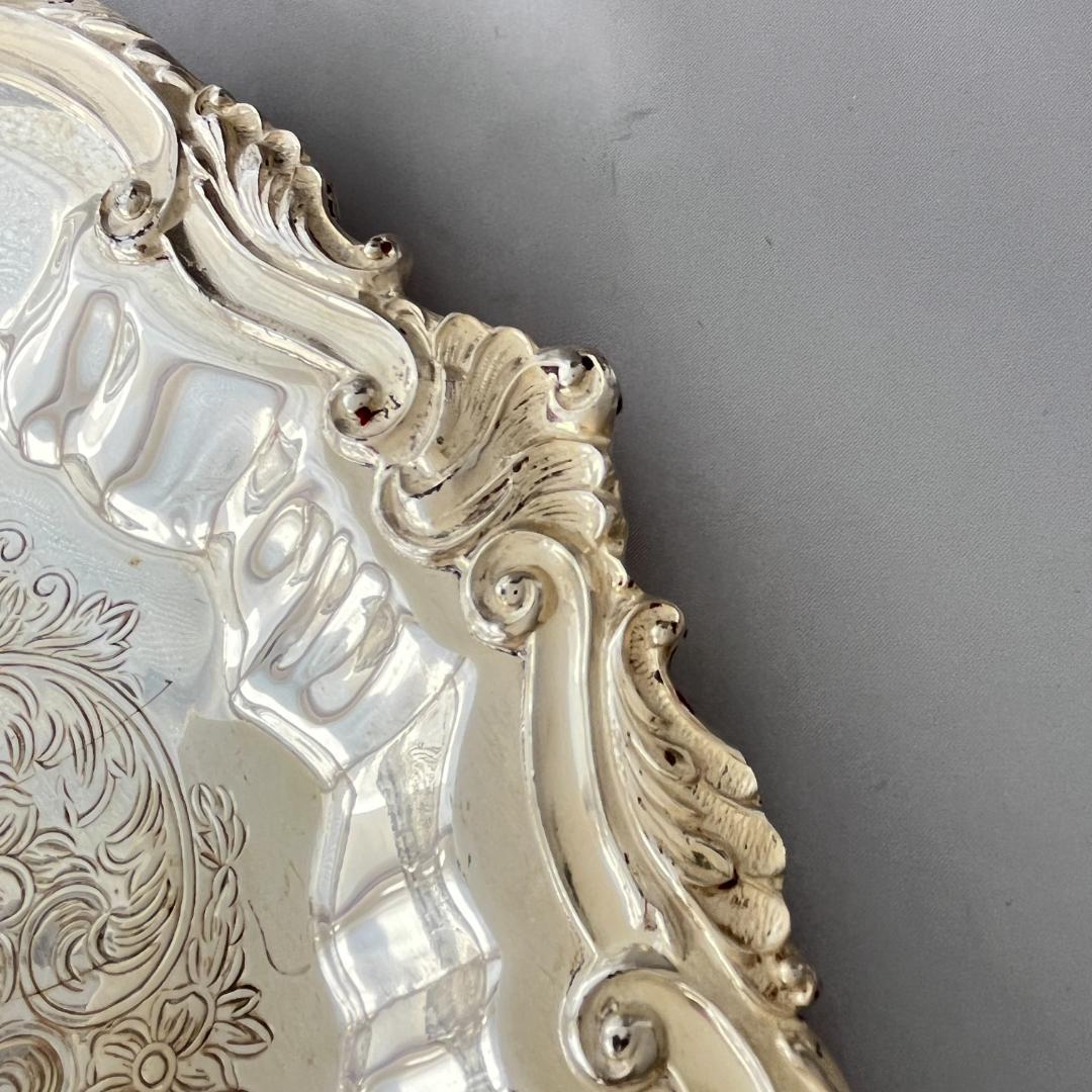 【チッペンデール】 サルヴァ / ギャラリートレー 40cm 大型