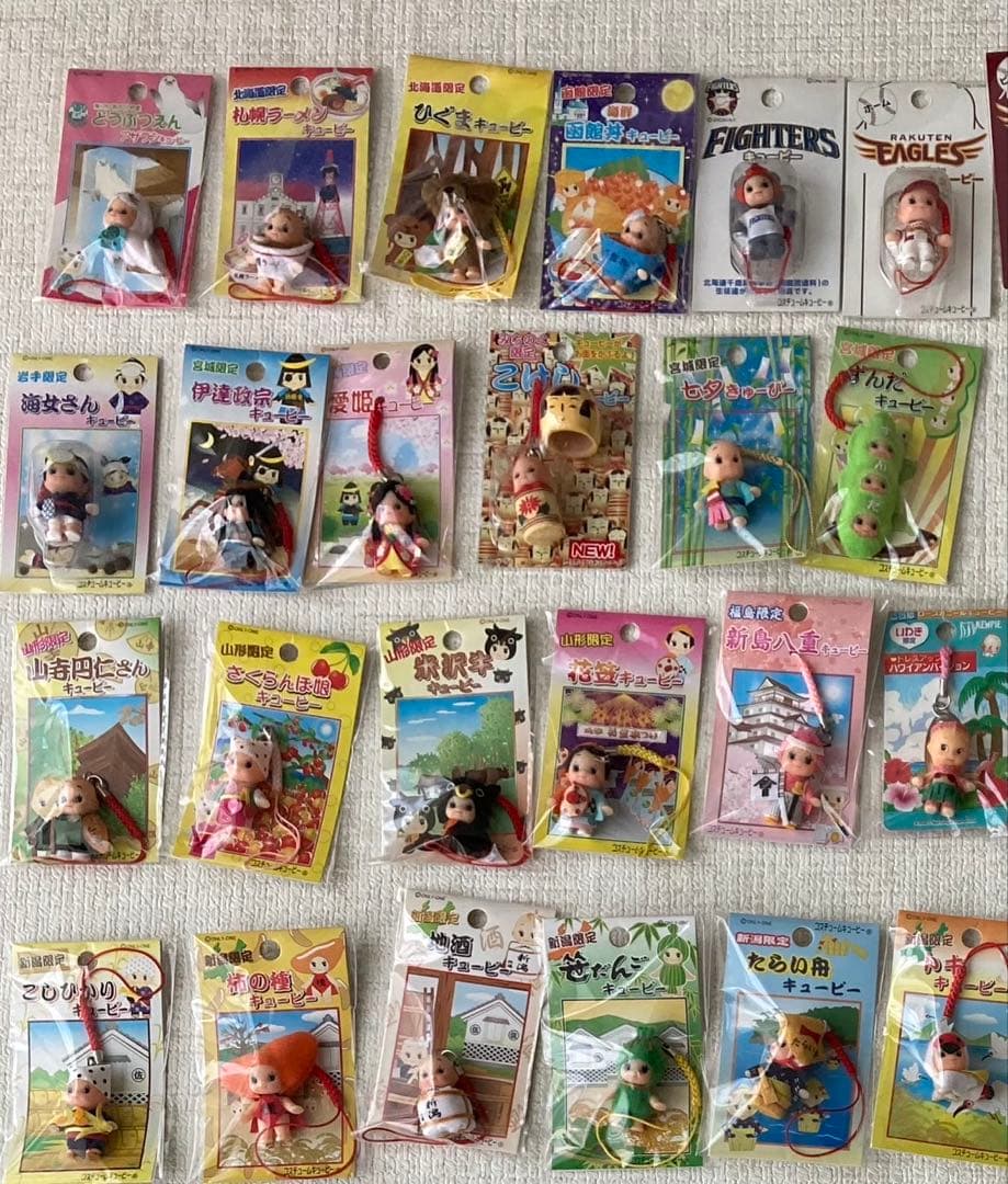 ご当地キューピー　78個　まとめ売り　キーホルダー・ストラップ　レア