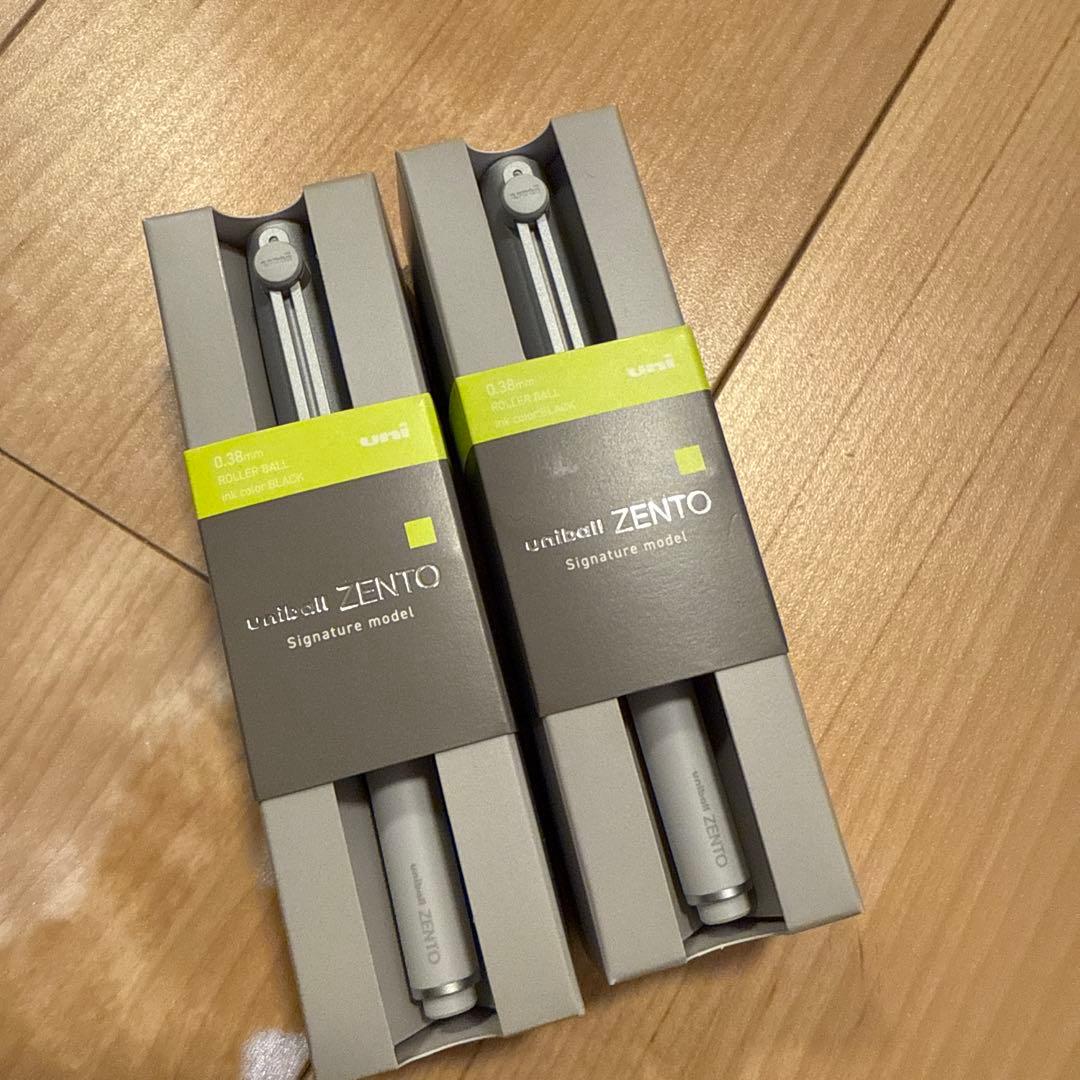 三菱鉛筆 ユニボール ゼント シグニチャーモデル シルバ 2本セット