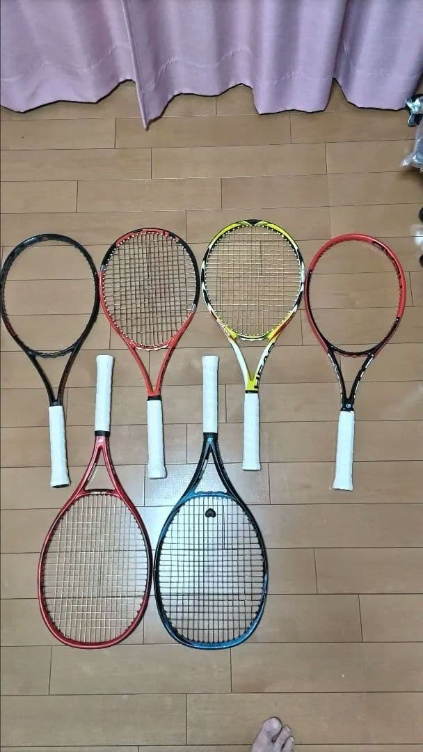 ヨネックスヘッドテニスラケット 6本セット