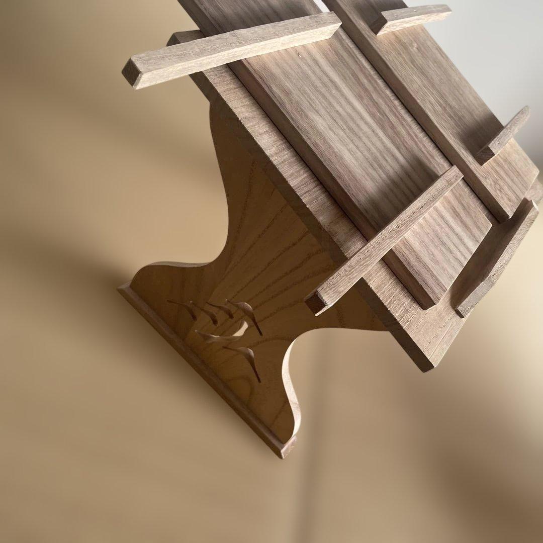 箏　三味線　尺八　本桐製 すかし見台和楽器演奏用譜面台　座奏用