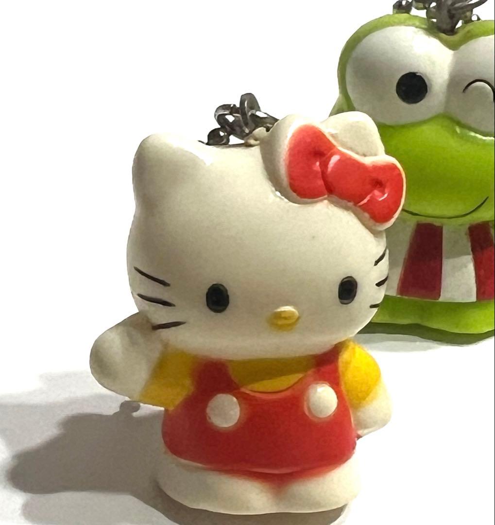 平成レトロ　昔なつかしい　サンリオ　キャラクター　ソフビ　フィギュアキーホルダー