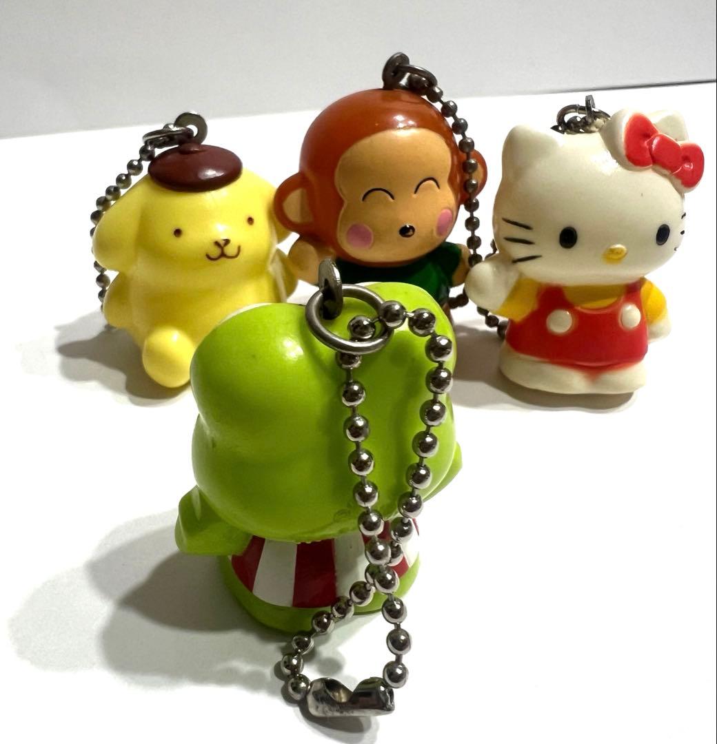 平成レトロ　昔なつかしい　サンリオ　キャラクター　ソフビ　フィギュアキーホルダー