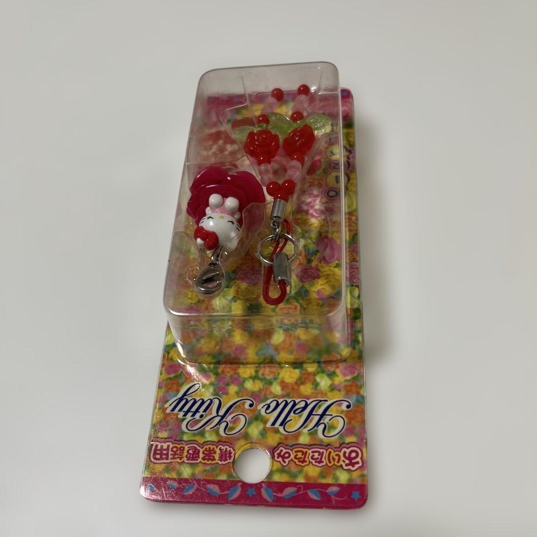 ハローキティ バラ ストラップセット 2003年 サンリオ レア