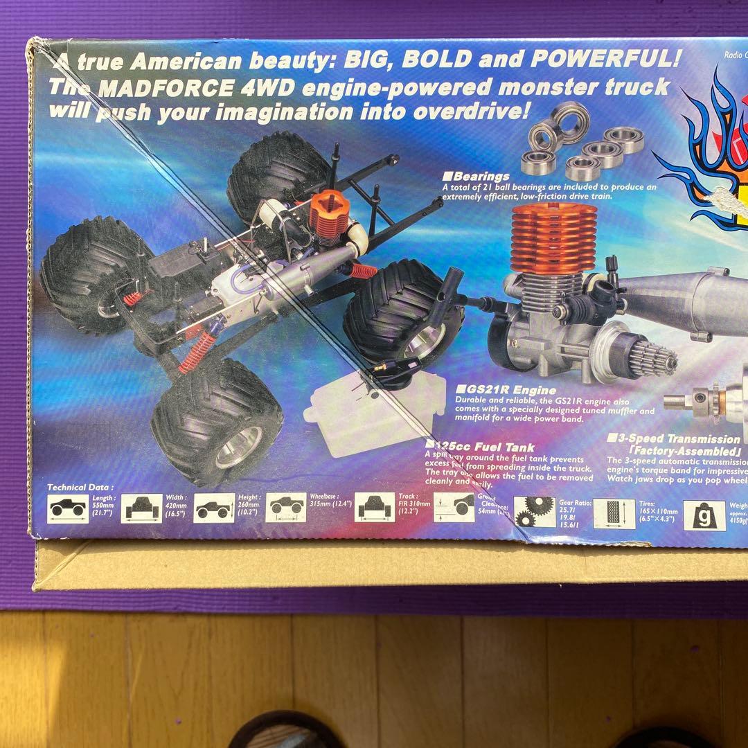 京商モンスタートラック4WDマッドフォースRCエンジン