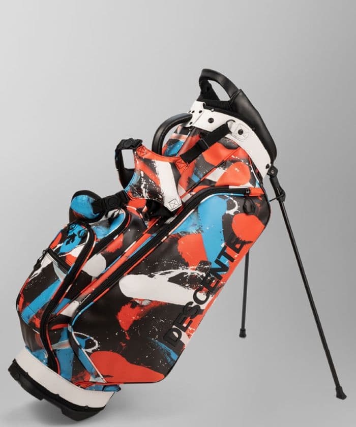 デサントゴルフ【万美コレクション】オリジナルプリントキャディバッグ(スタンド式)