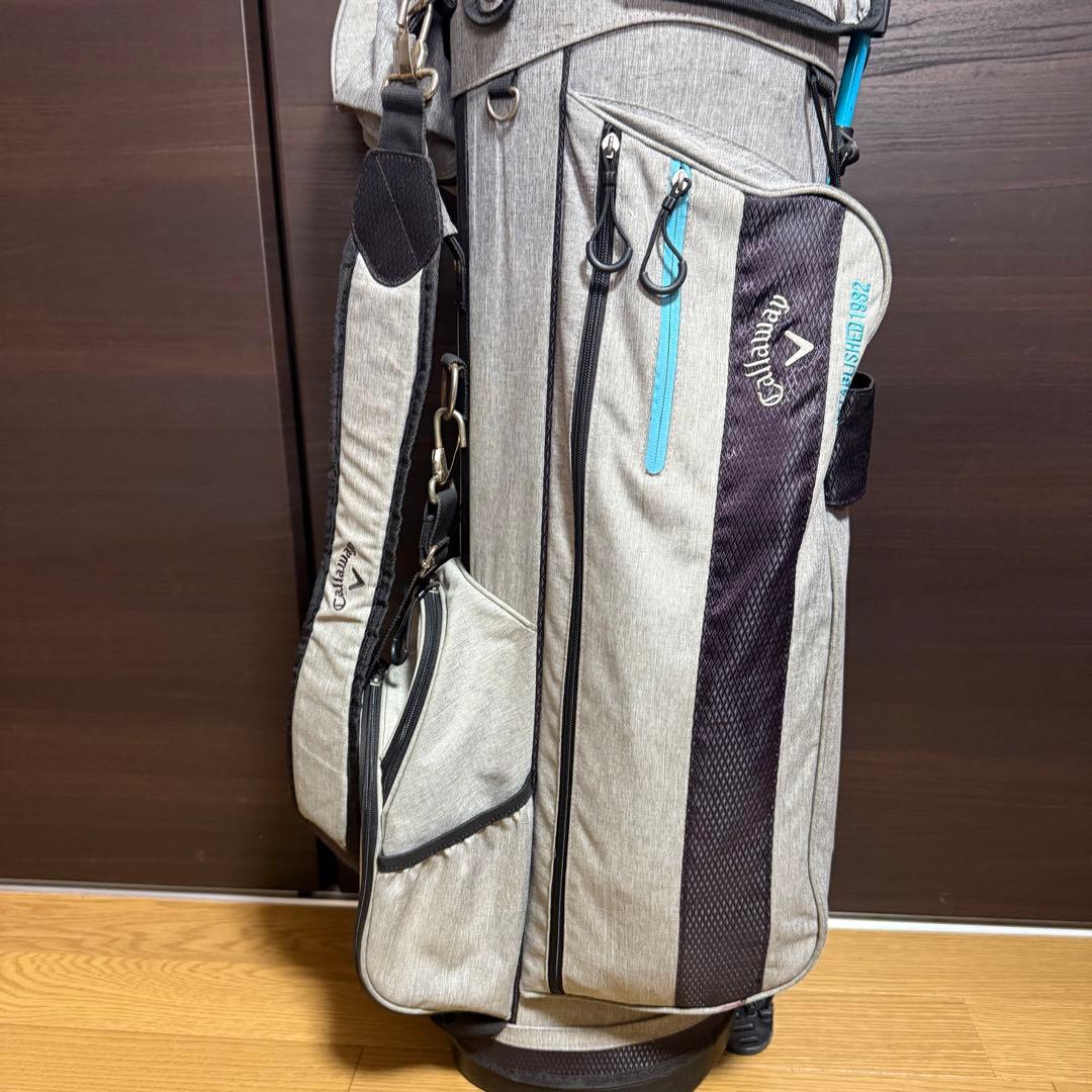 Callaway スタンド式キャディバッグ ゴルフバッグ グレー