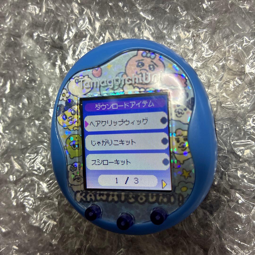 たまごっちユニ　ブルー　あのちゃんコラボ