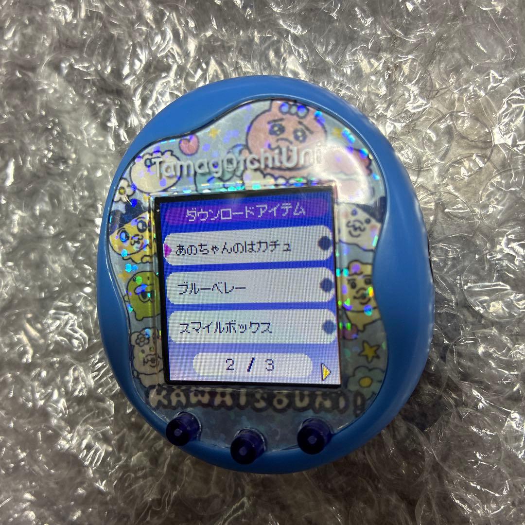 たまごっちユニ　ブルー　あのちゃんコラボ