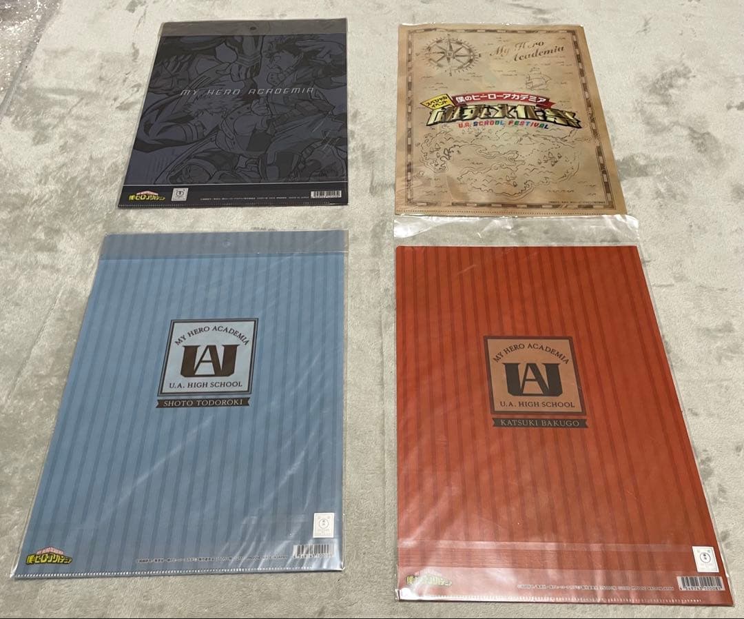 ヒロアカ　大量 クリアファイル　下敷　ポスター　タオル　原作　非売品　レア59点