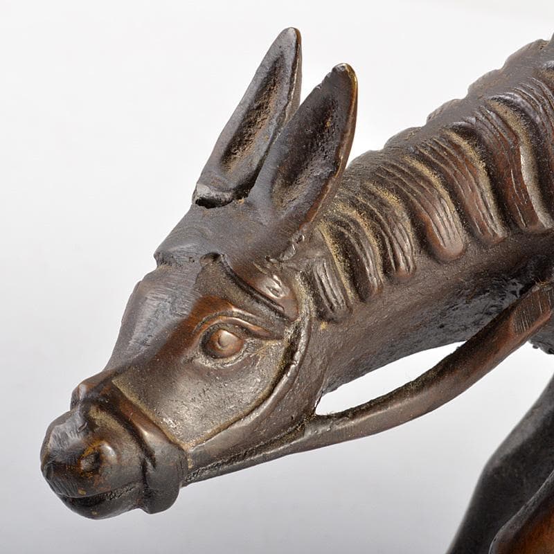 中国　古銅　驢馬賢人 のったり香炉　V　6307