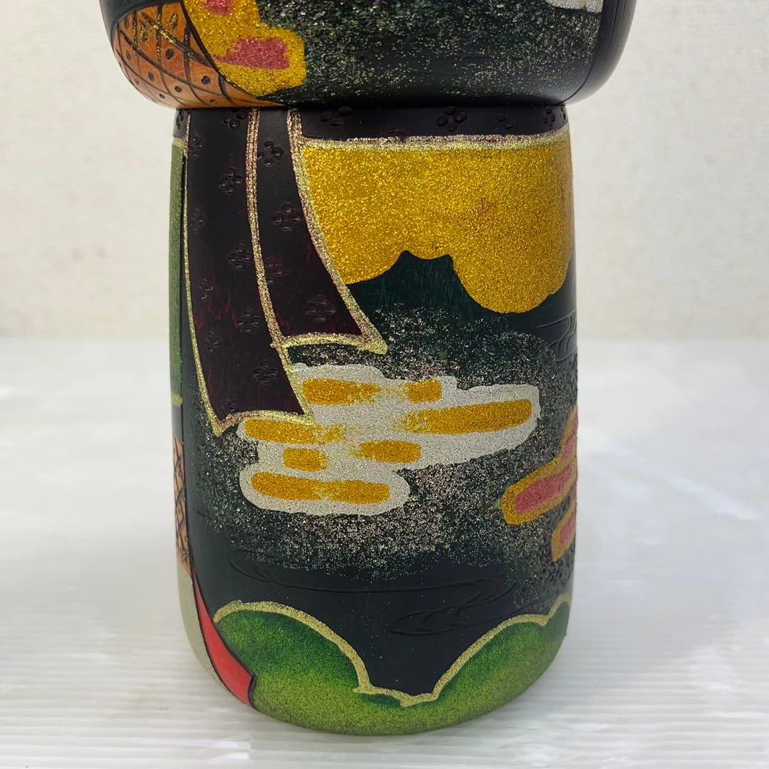 美品☆創作こけし☆伝統こけし 関口としお 春暁