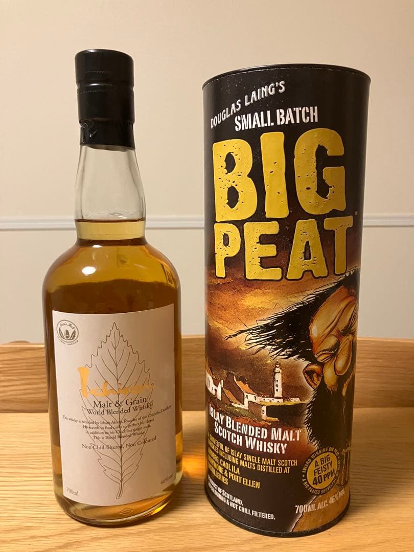 イチローズモルト&グレーンホワイトラベル・BIG PEAT セット