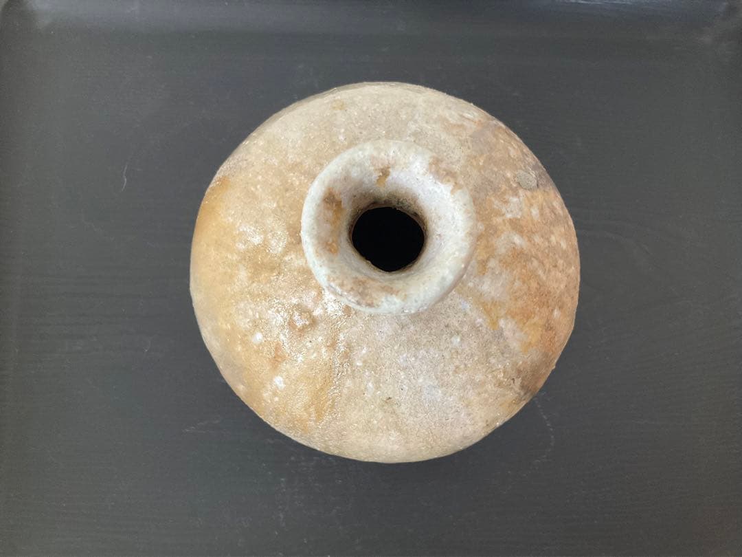 越前焼　塙幸次郎　信楽花入　花入　一輪花入　一輪挿し　花瓶