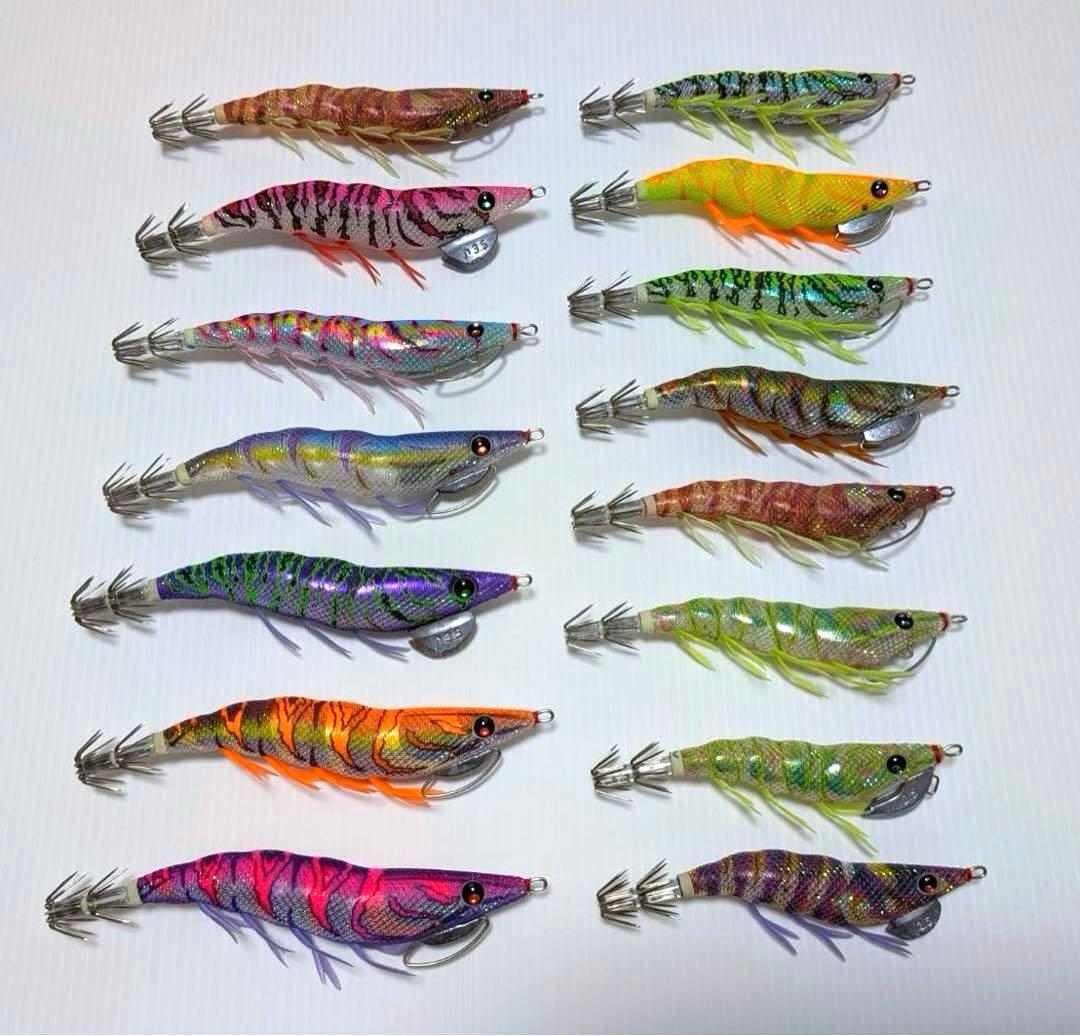 〈美品〉未使用あり エギ デュエル 15本　DUEL ラトル2.5号 3.0号