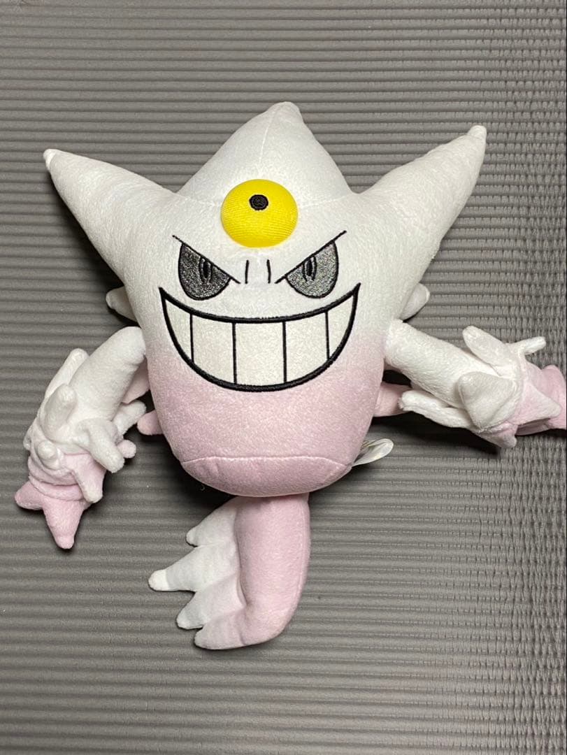 ポケモン　白いメガゲンガー　ぬいぐるみ　ポケモンセンター　色違い