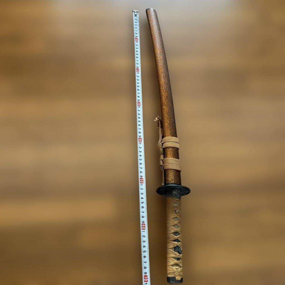 模造刀 太刀 日本刀 武具 観賞用/ 現状渡し　全長約70cm 自宅保管の中古品